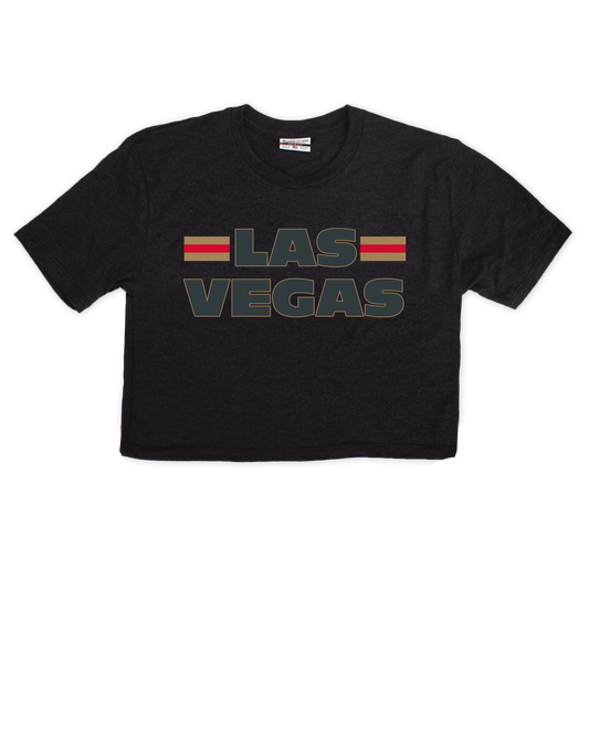 Stripe Las Vegas Cropped Tee