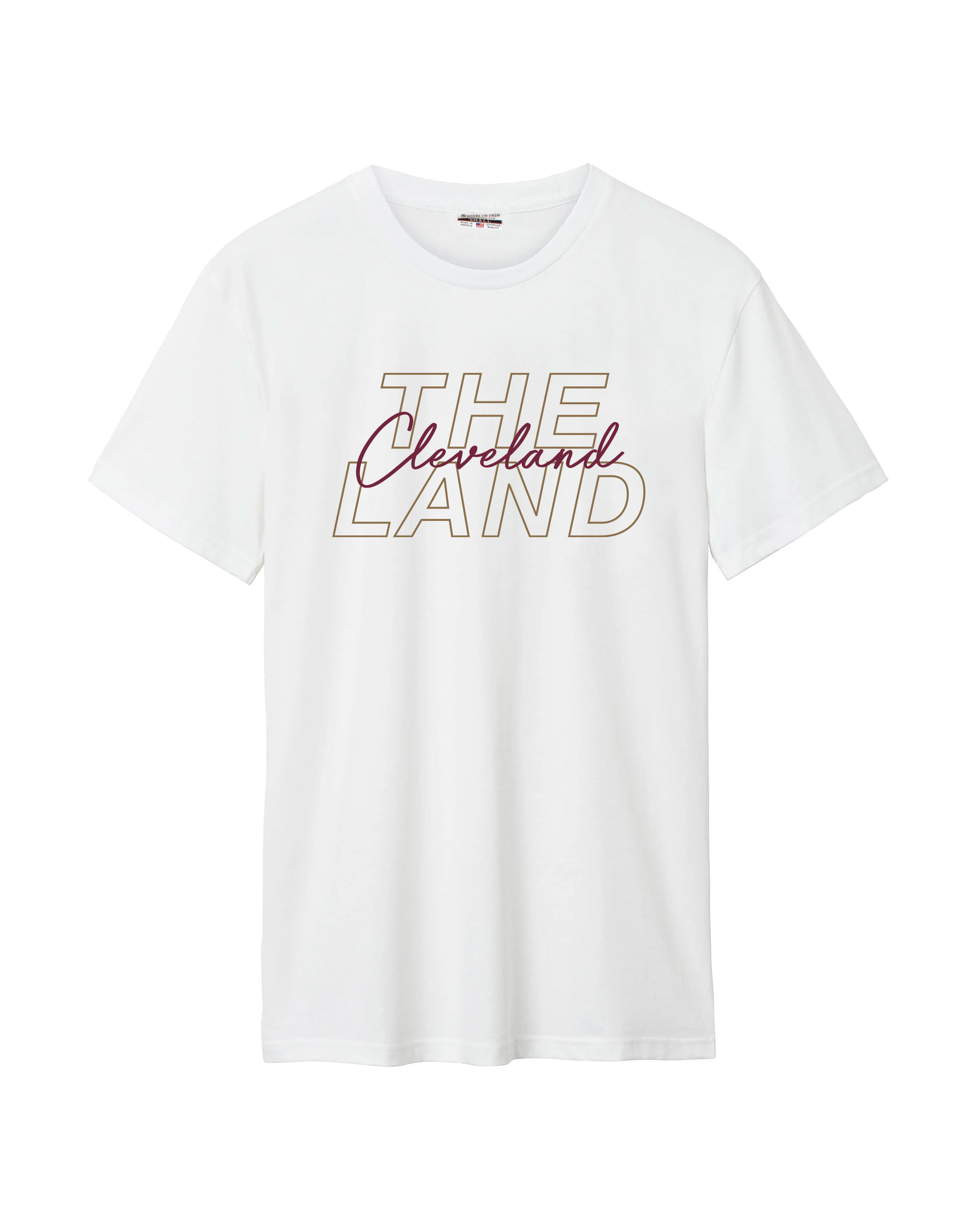 The Land Cleveland Script Cotton Tee