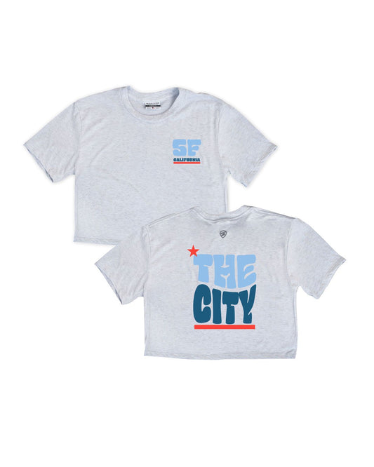 SF The City Front/Back Cropped Tee