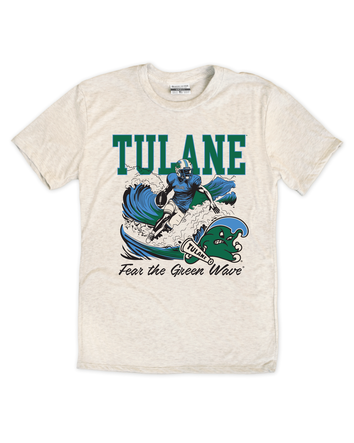Fear the Green Wave Tee