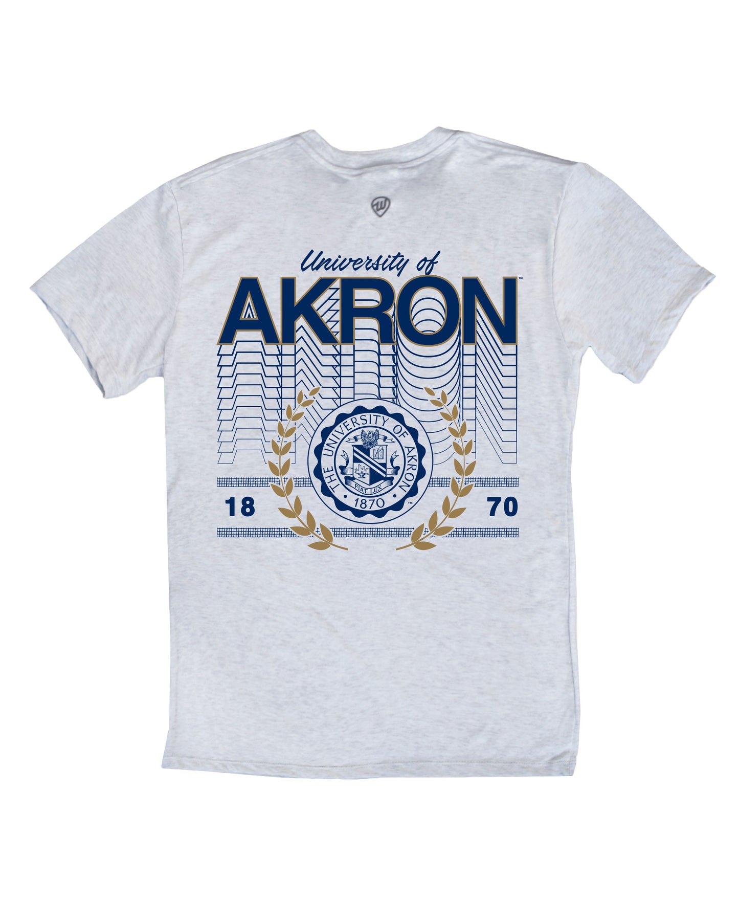 University of Akron Crest Tee