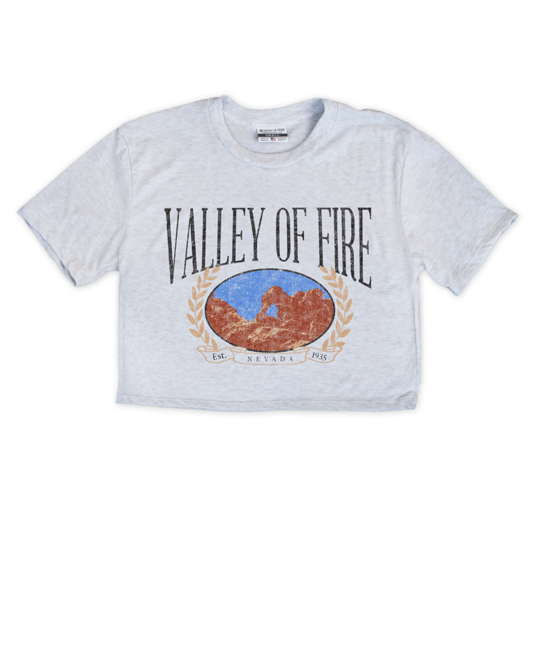 Valley of Fire Vines Cropped Tee