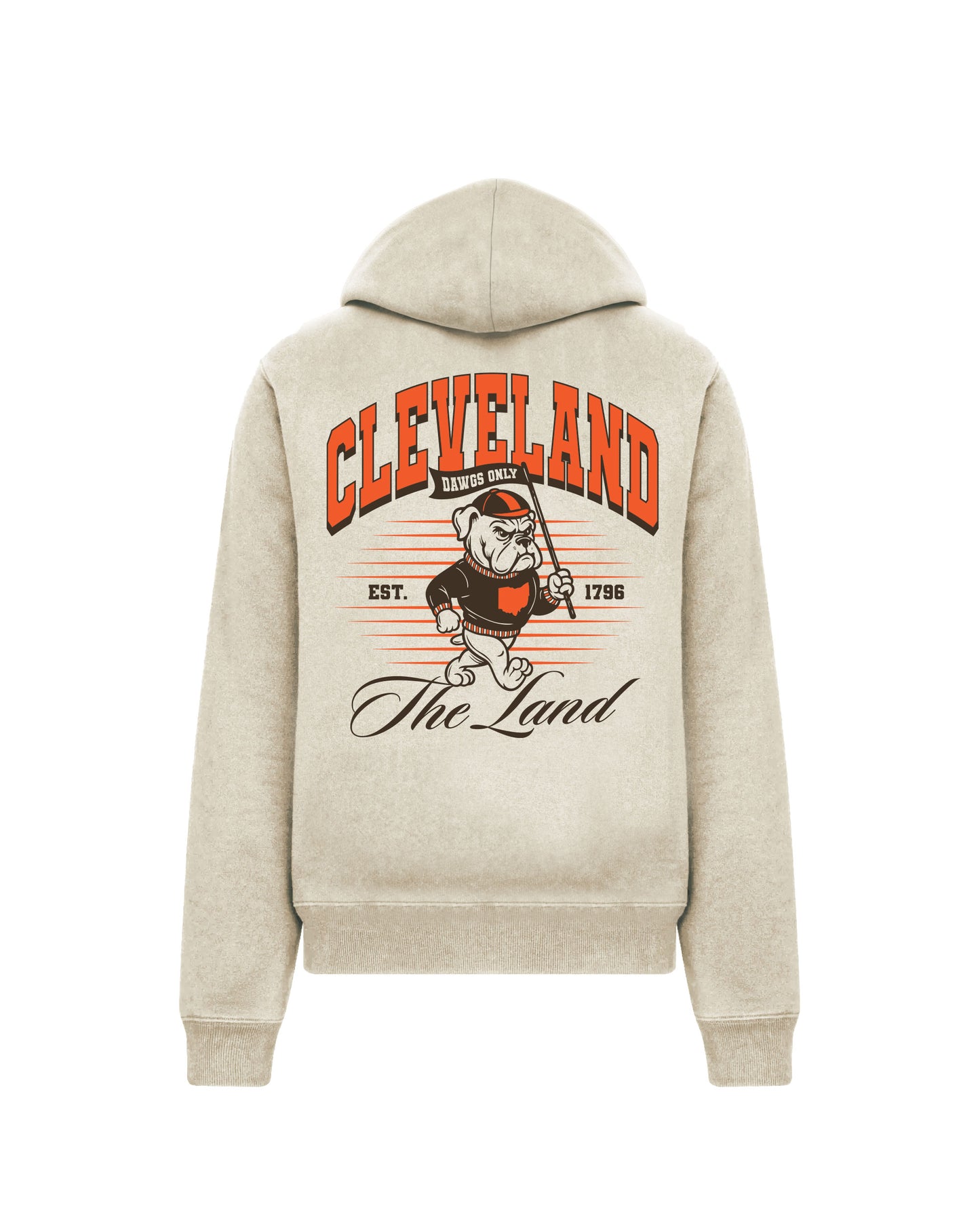 Vintage Cleveland Dawg Cotton Hoodie