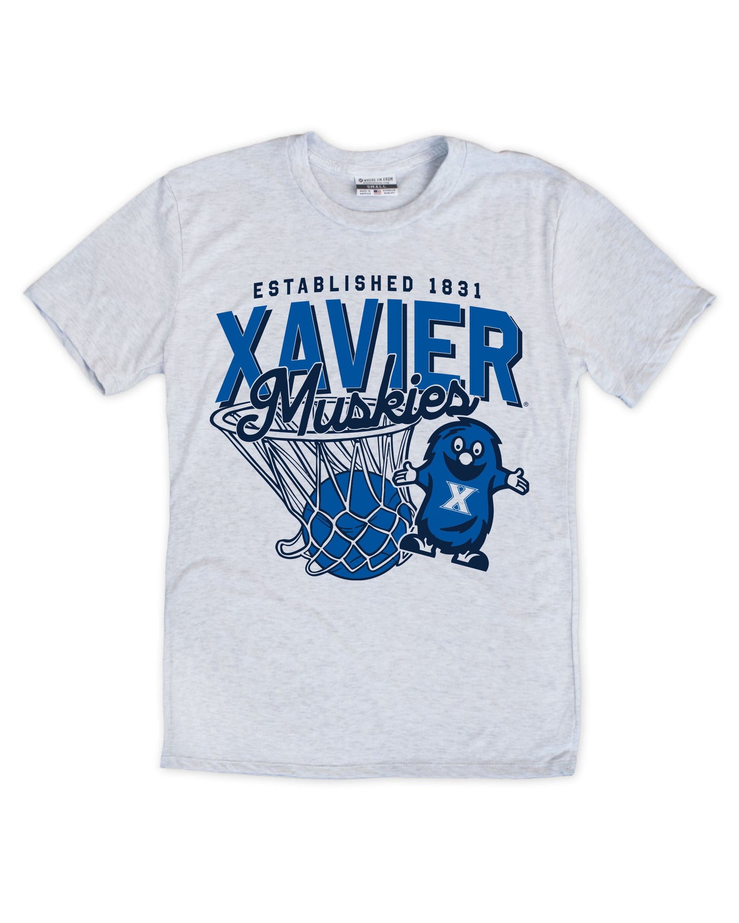 Xavier Muskies Basketball Tee