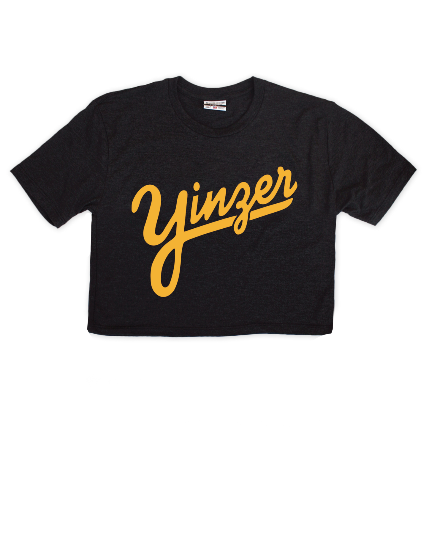 Yinzer Script Cropped Tee