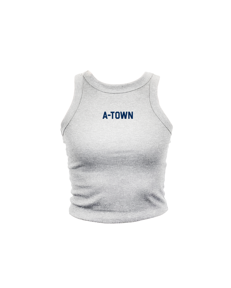 A-Town Embroidered High Neck Tank