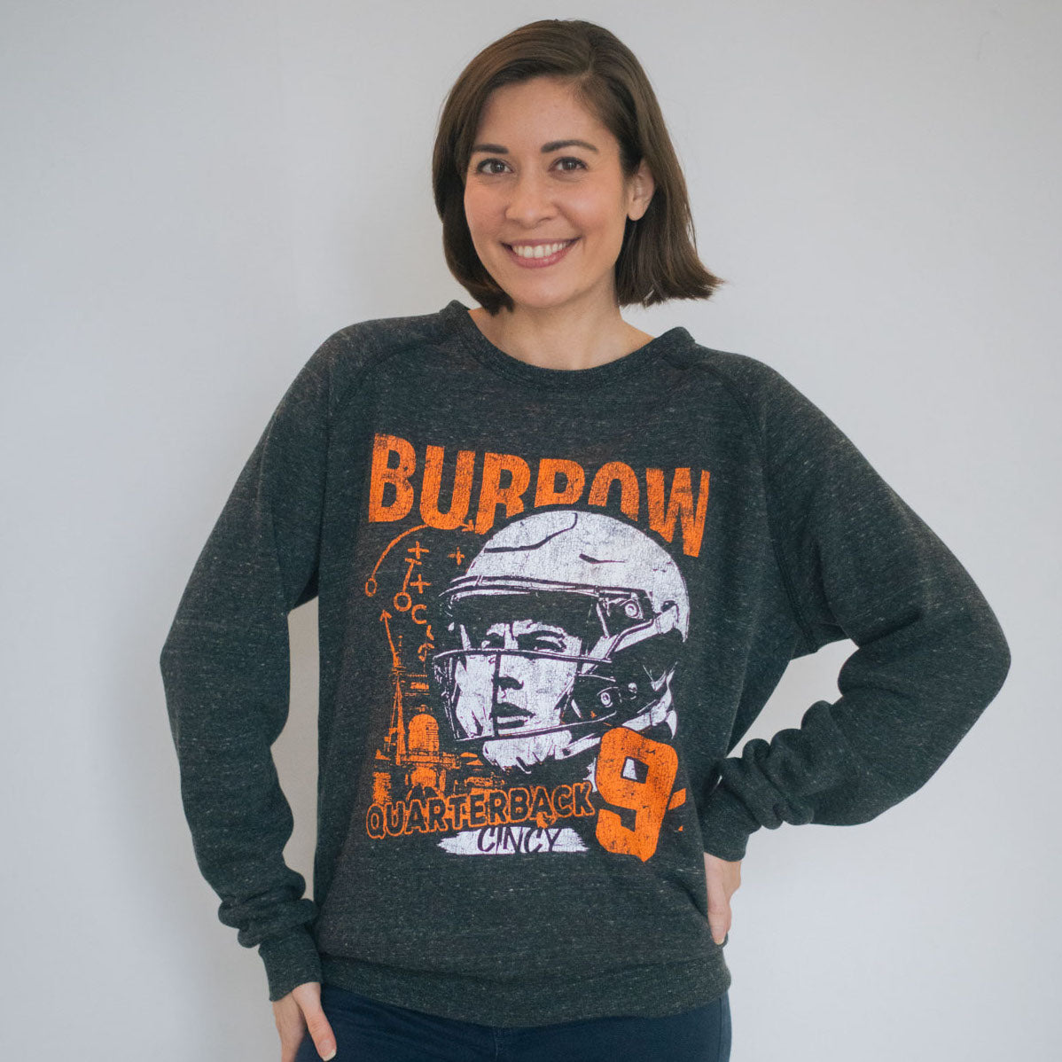 Burrow 9 Quarterback Crew Sweatshirt