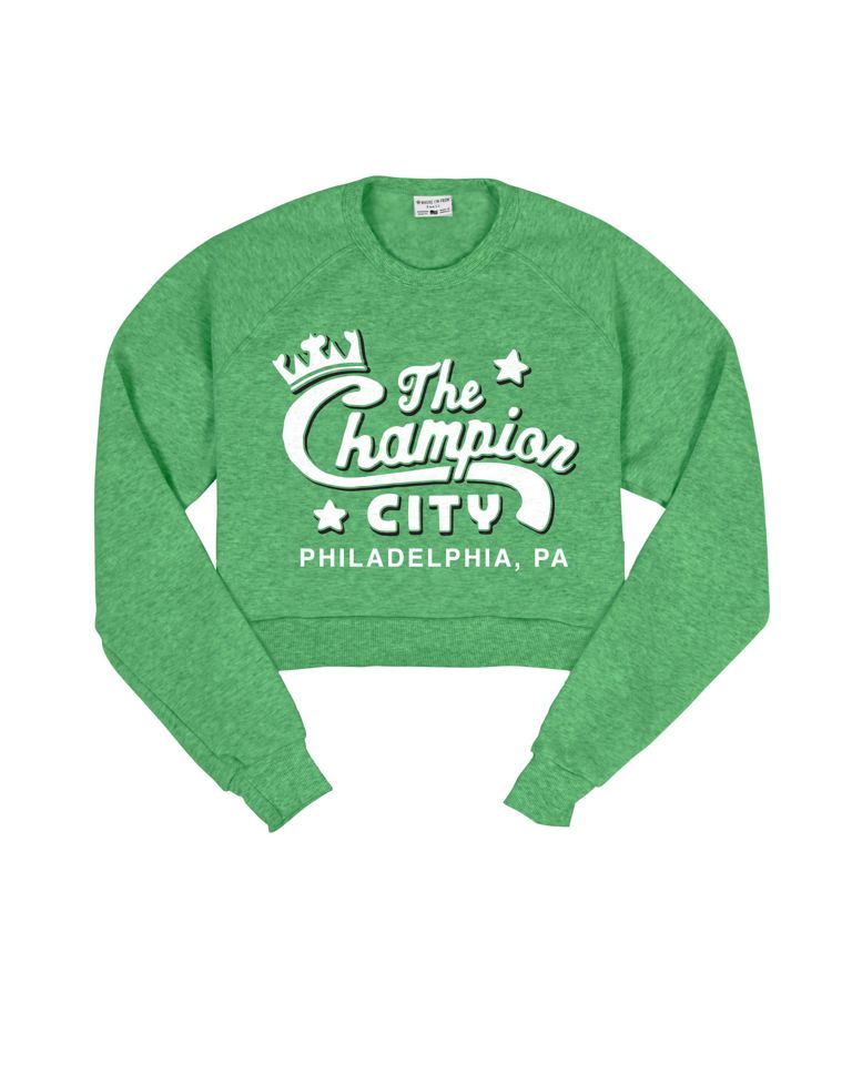 The Champion City Cropped Crew Sweatshirt