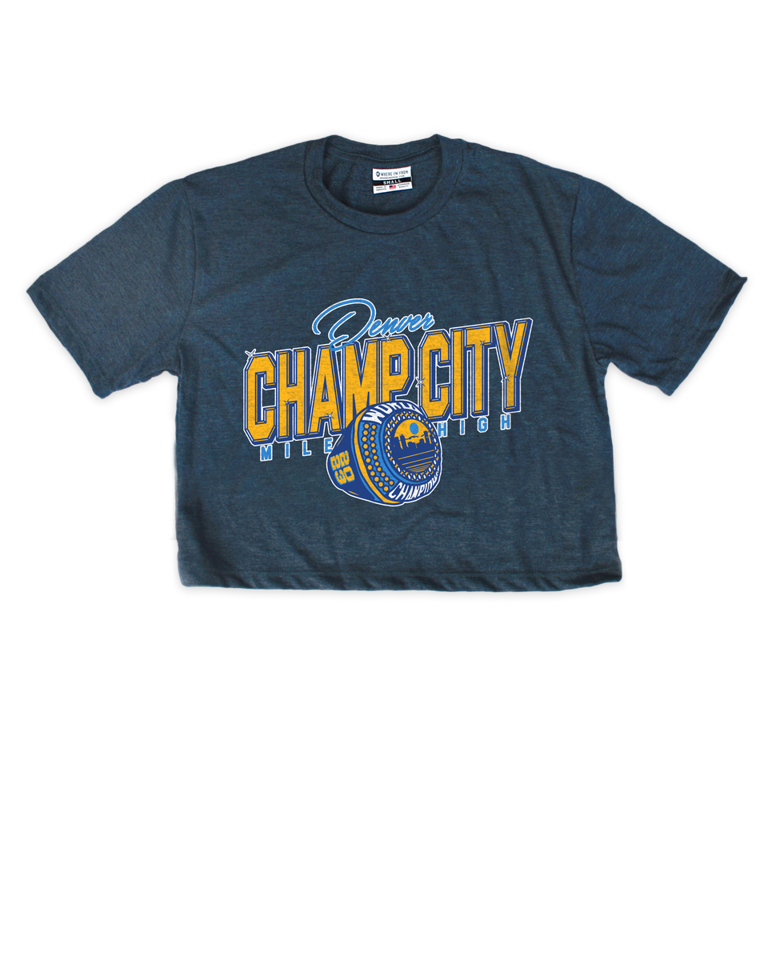 Denver Champ City Cropped Tee