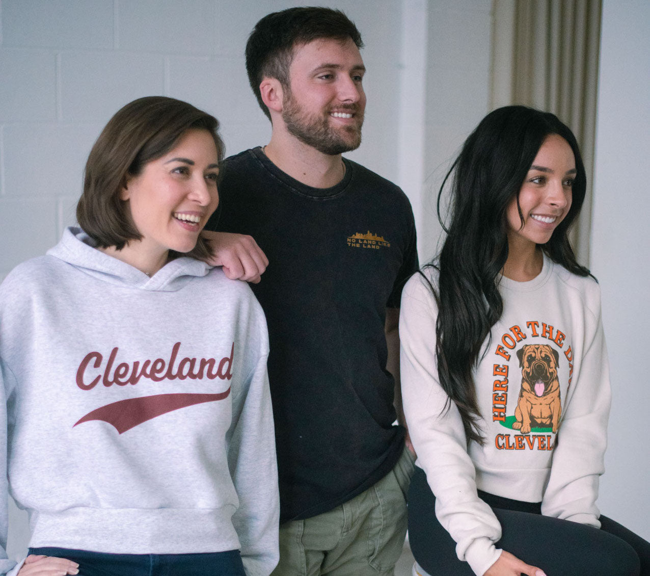 Cleveland Underline Pullover Hoodie