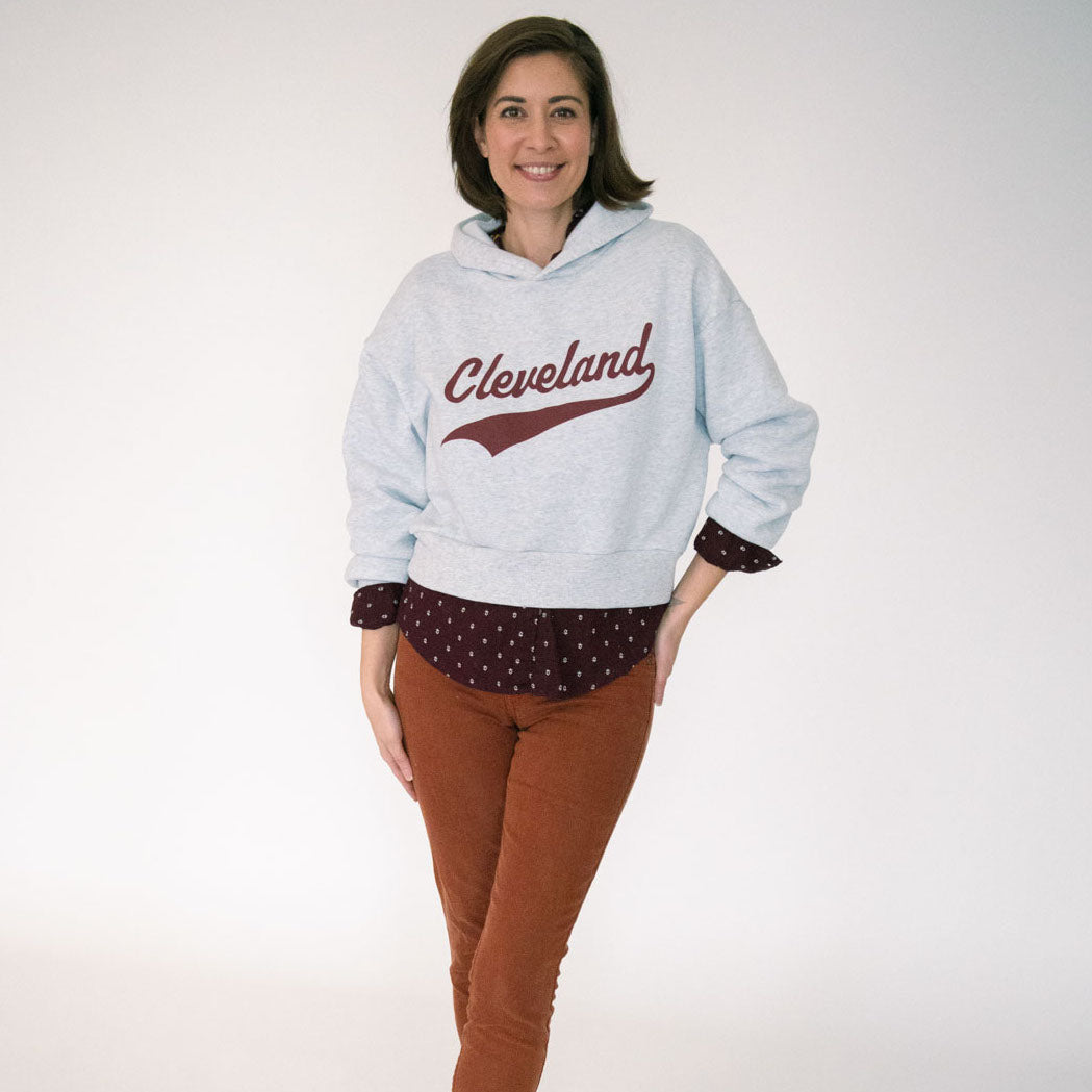 Cleveland Underline Pullover Hoodie