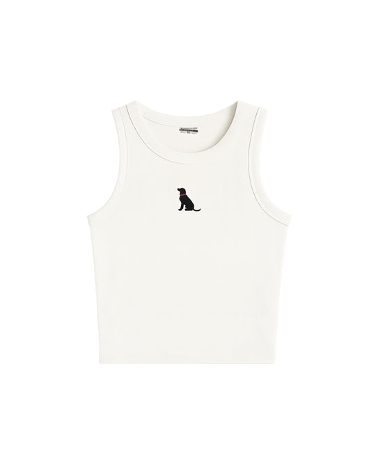 Scout Embroidered High Neck Tank