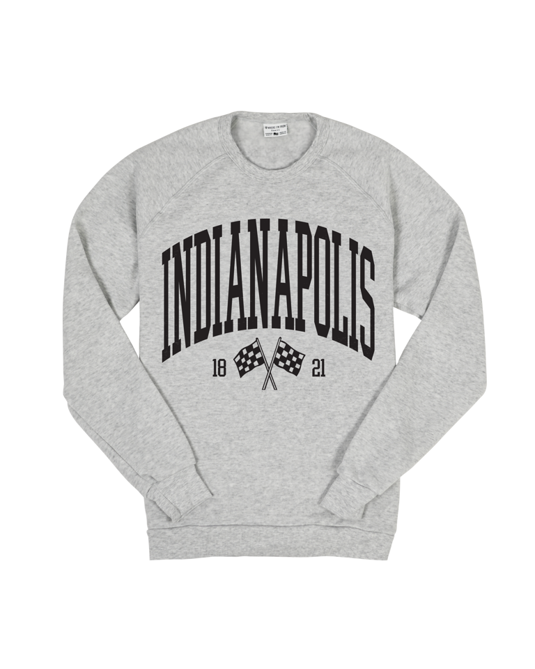 Indianapolis Oversized Flags Crew Sweatshirt