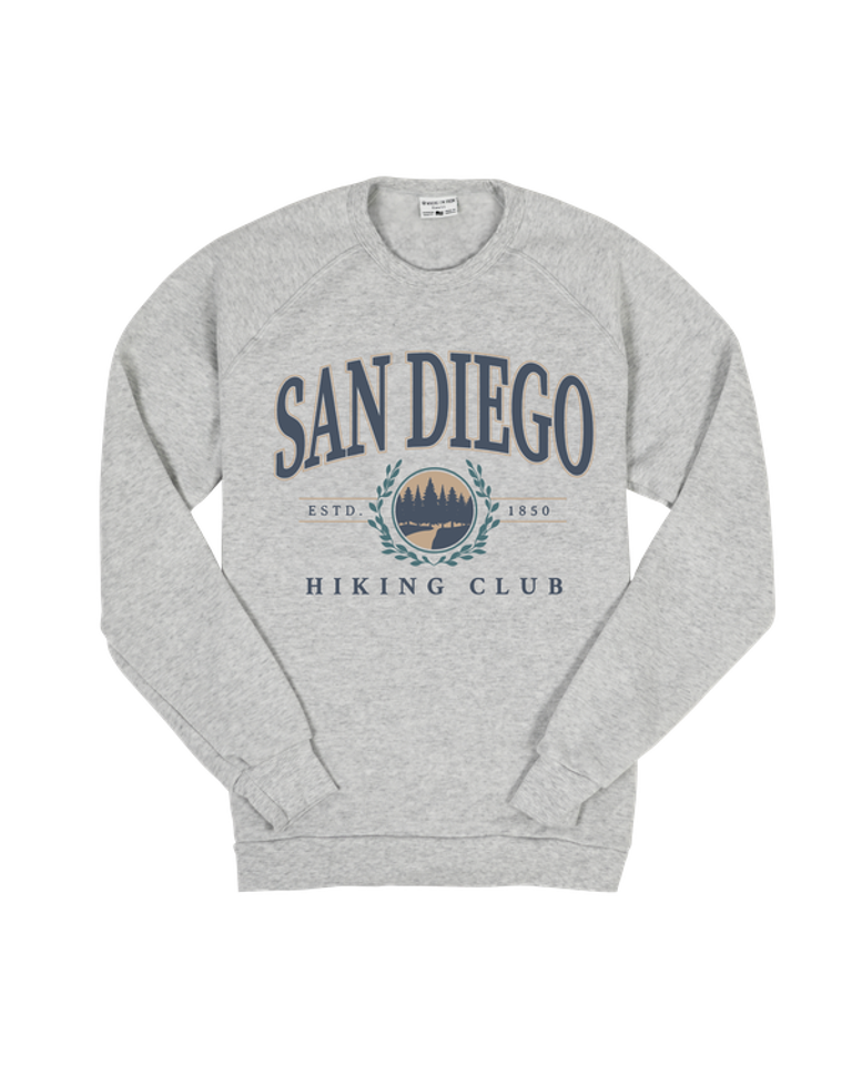 San Diego Hiking Club Crew Sweatshirt