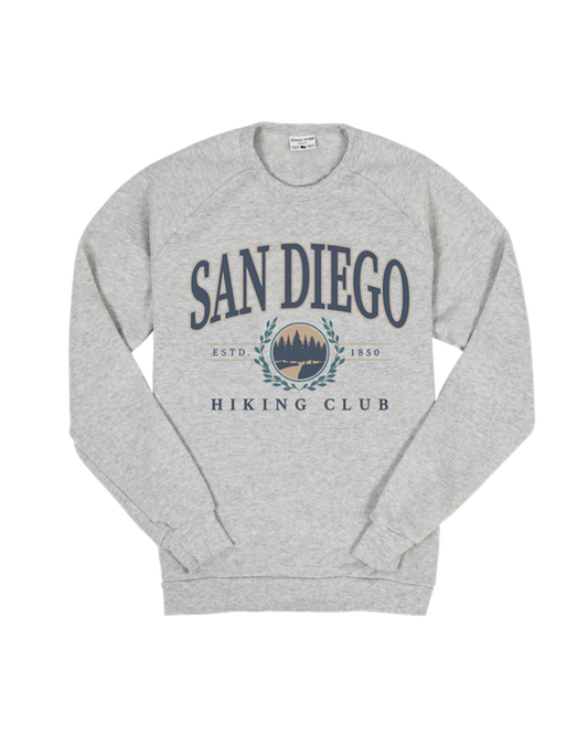 San Diego Hiking Club Crew Sweatshirt
