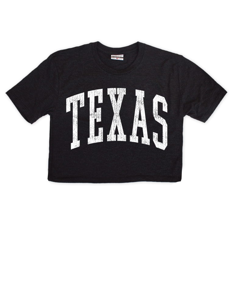 Texas Oversized Cropped Tee