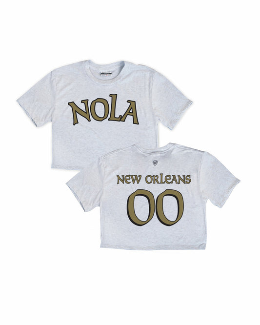 Nola Jersey Cropped Tee
