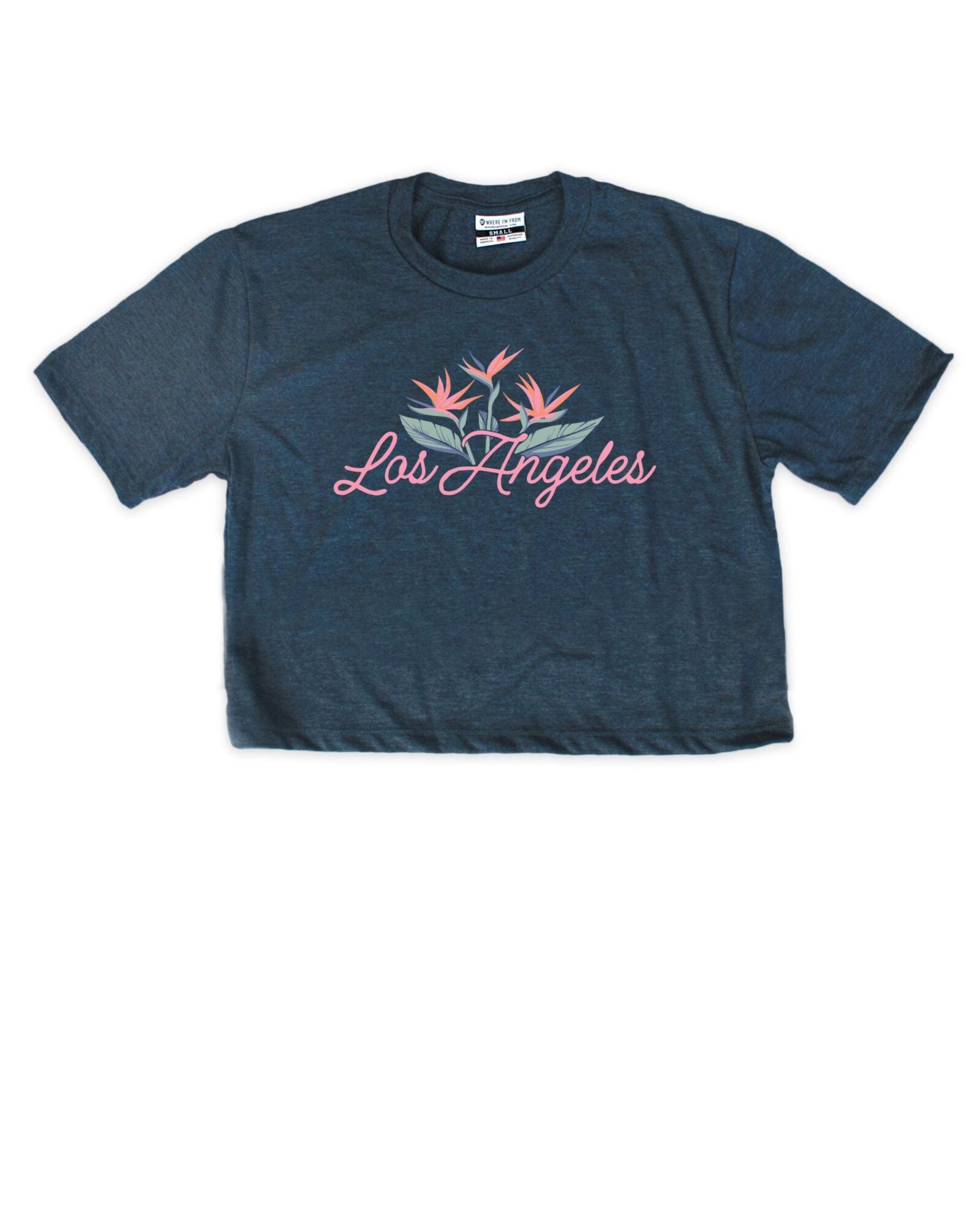 LA Birds of Paradise Cropped Tee