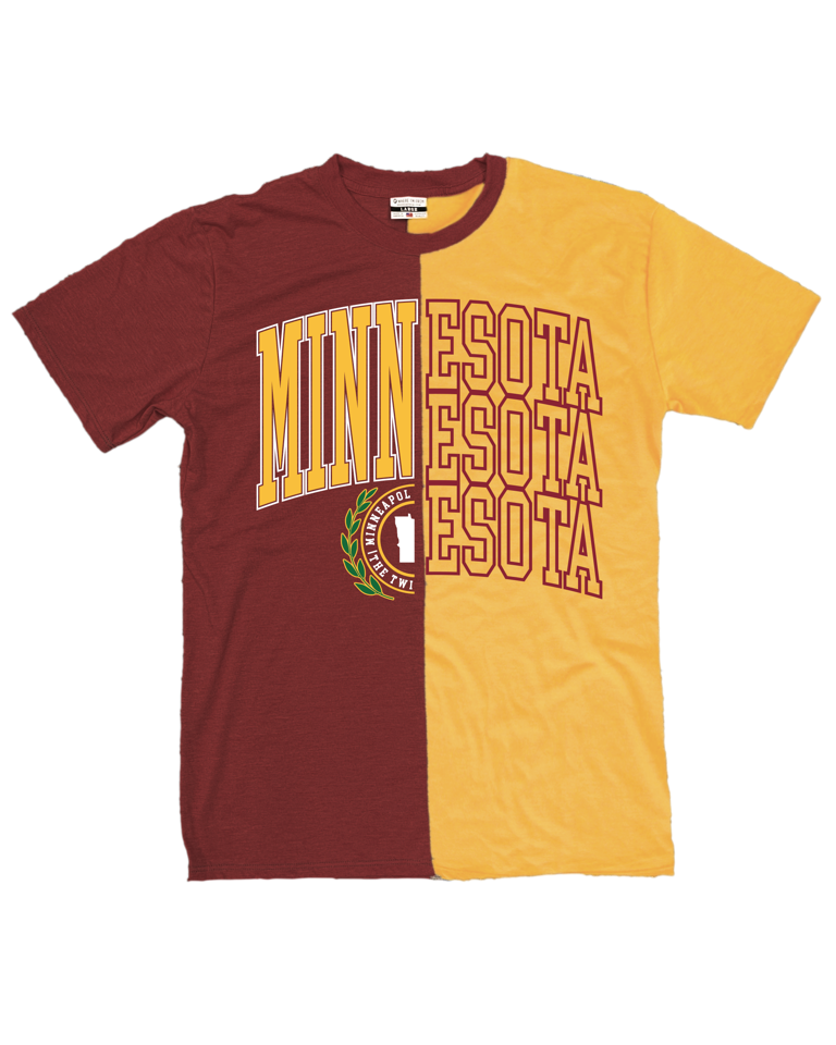 Minnesota Stamp Split Tee