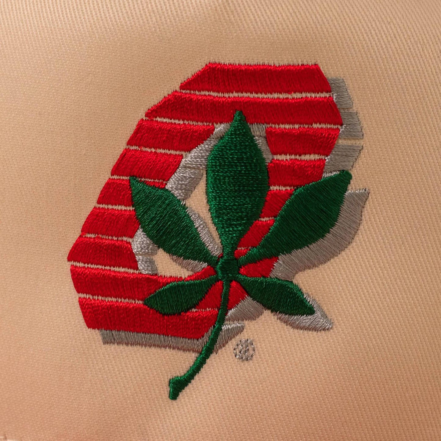 Block O Buckeye Leaf Two-Tone Hat