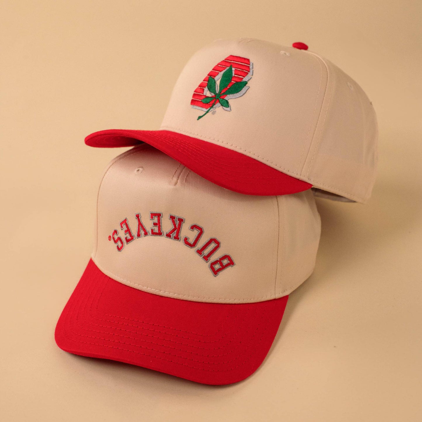 Block O Buckeye Leaf Two-Tone Hat