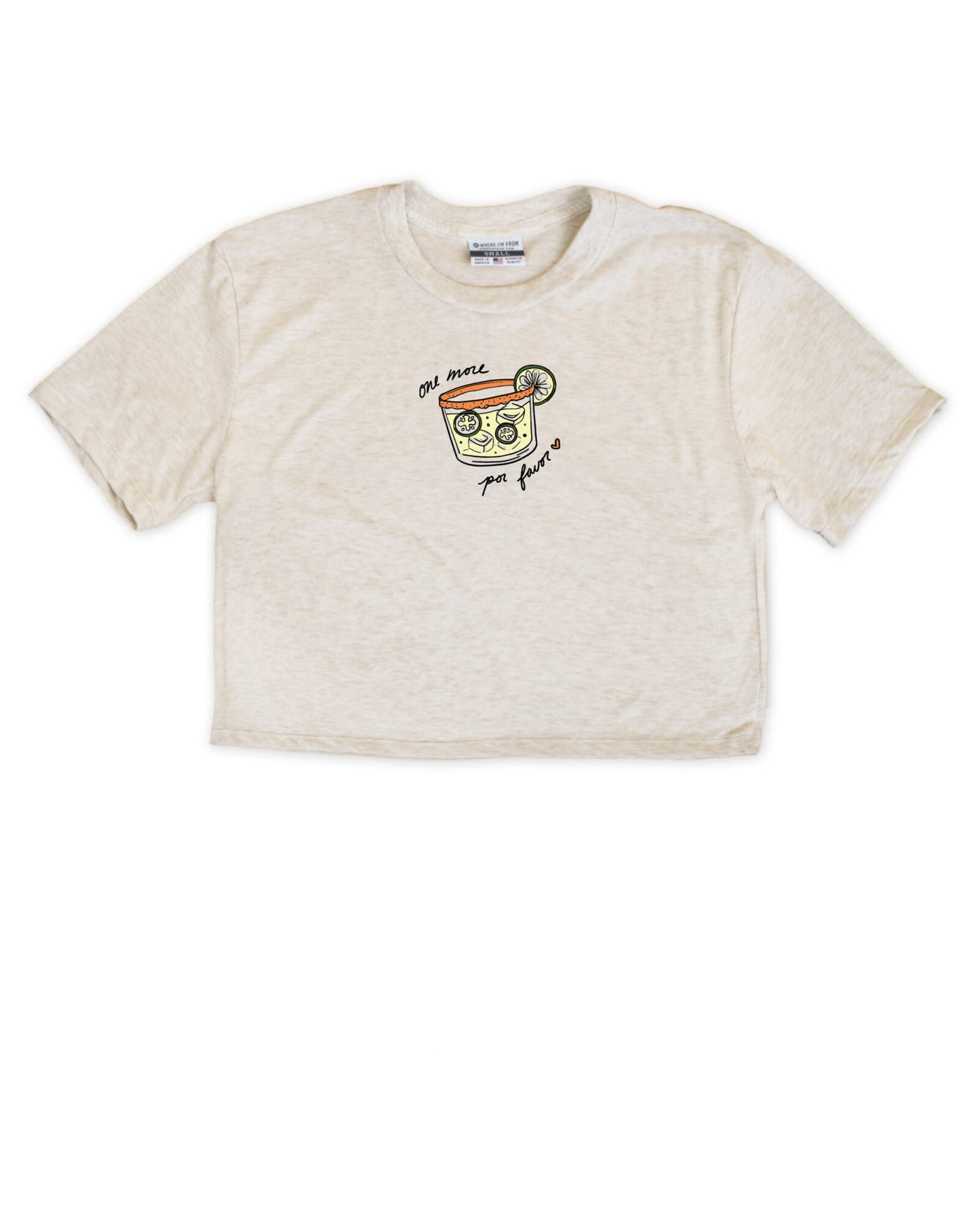 One More Por Favor Cropped Tee