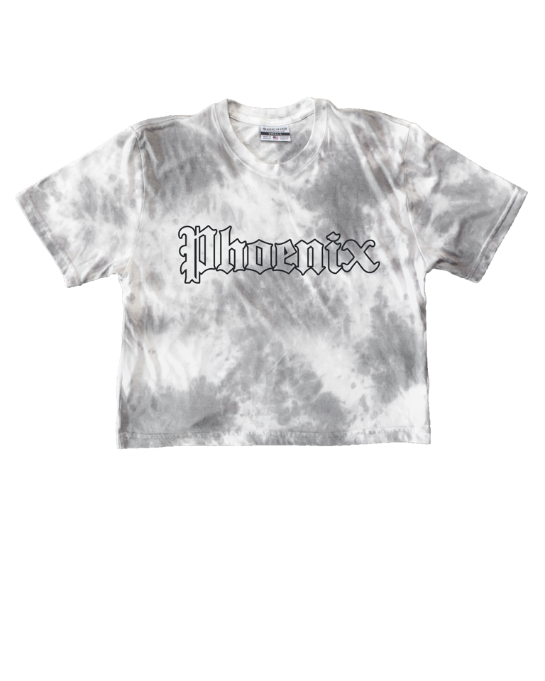 Phoenix Tiedye Cropped Tee