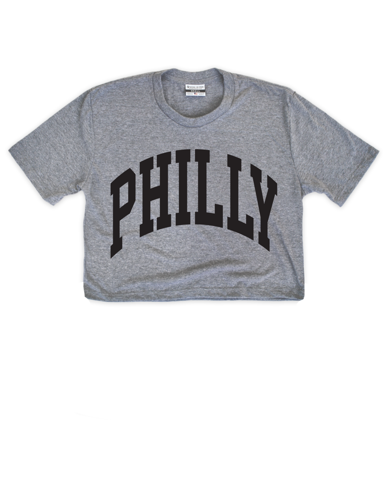Philly Oversized Cropped Tee