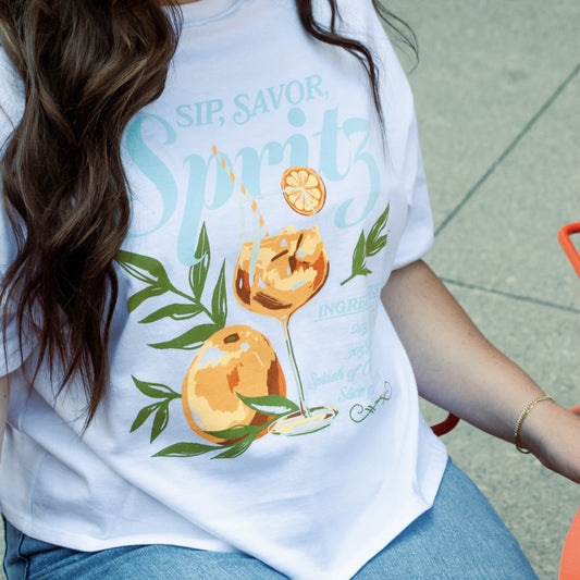 Sip Savor Spritz Easy Tee