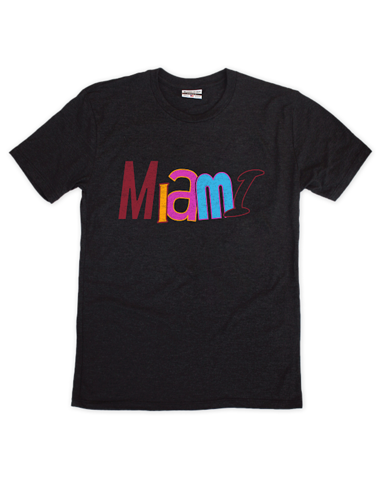 Miami Funky Letters Tee