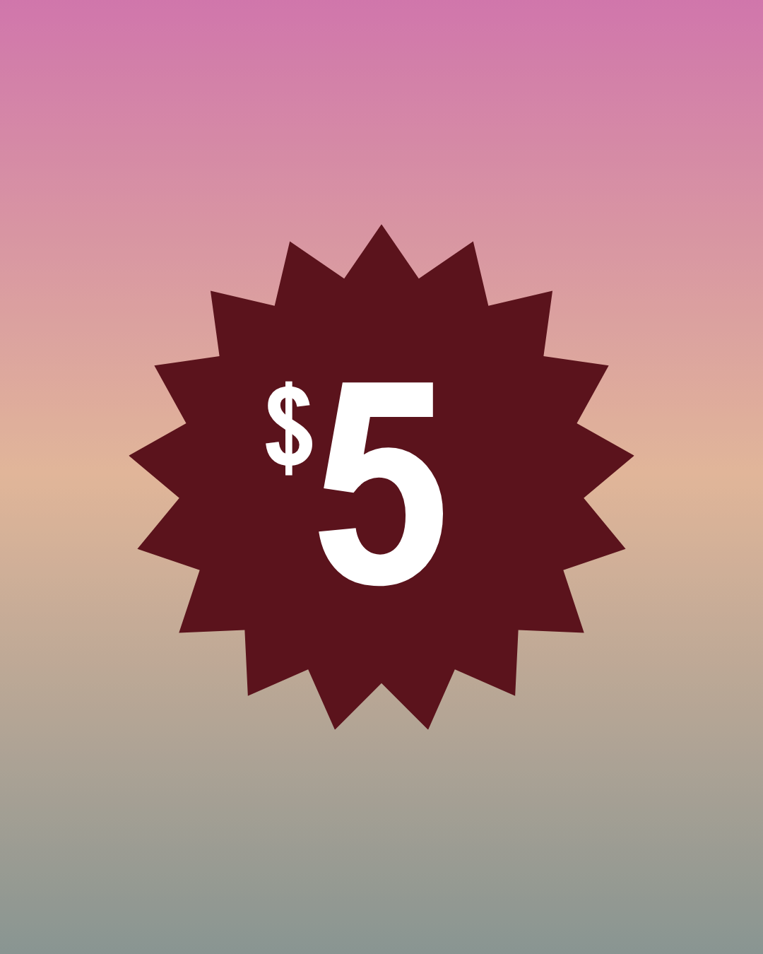 $5 [ Warehouse Sale ]