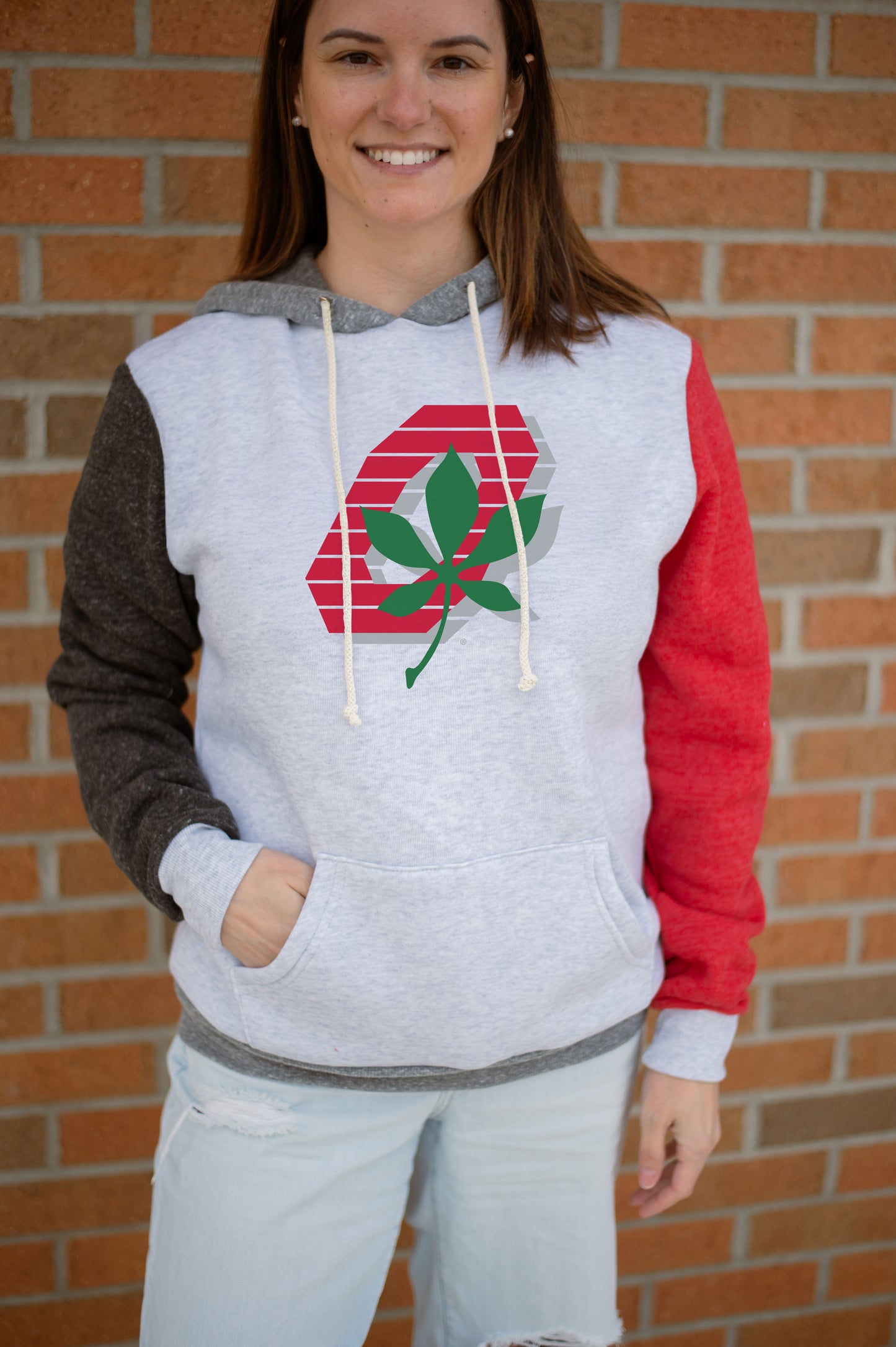 OSU Action Block O Quad Hoodie