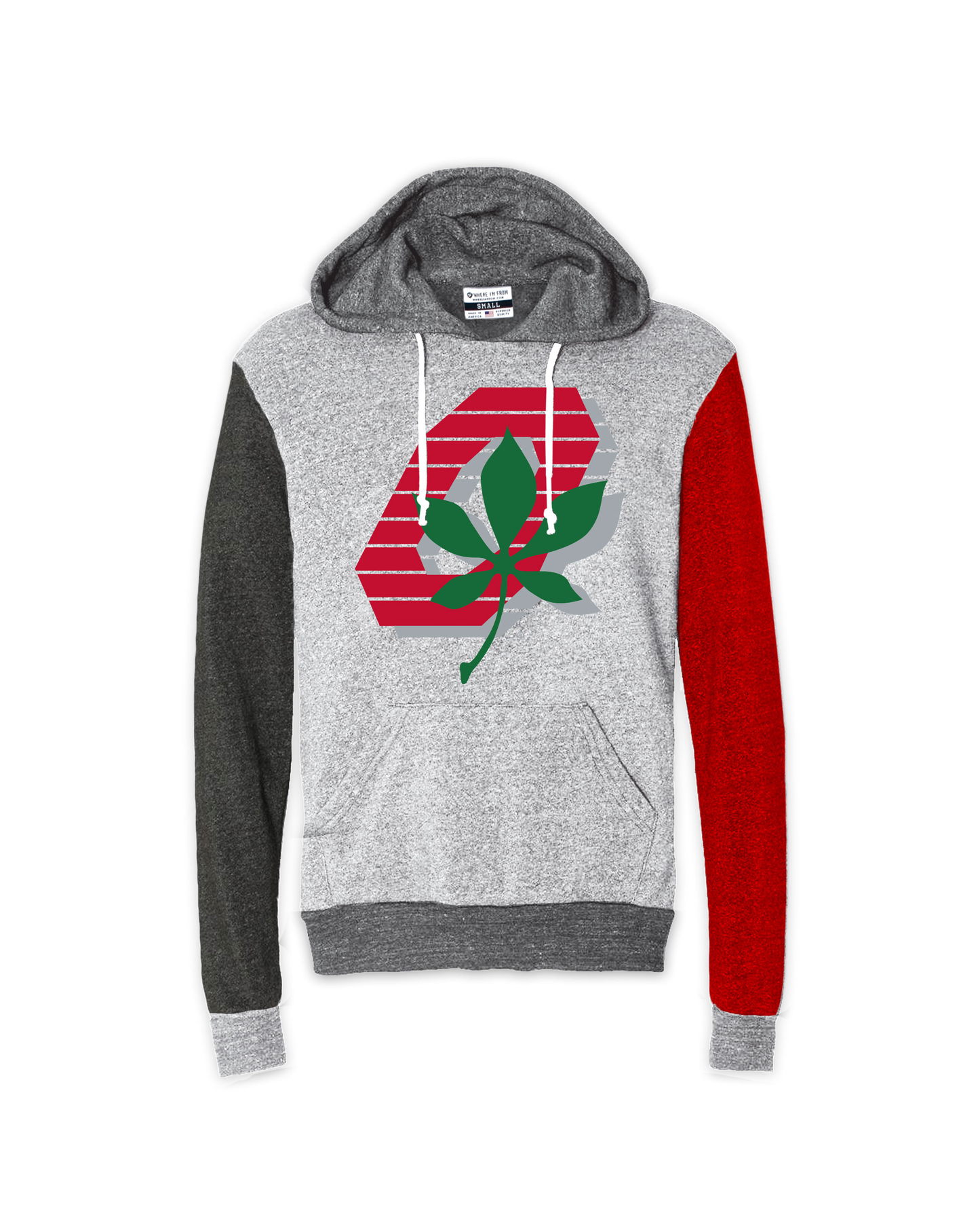 OSU Action Block O Quad Hoodie