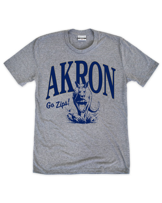 Akron Go Zips! Tee
