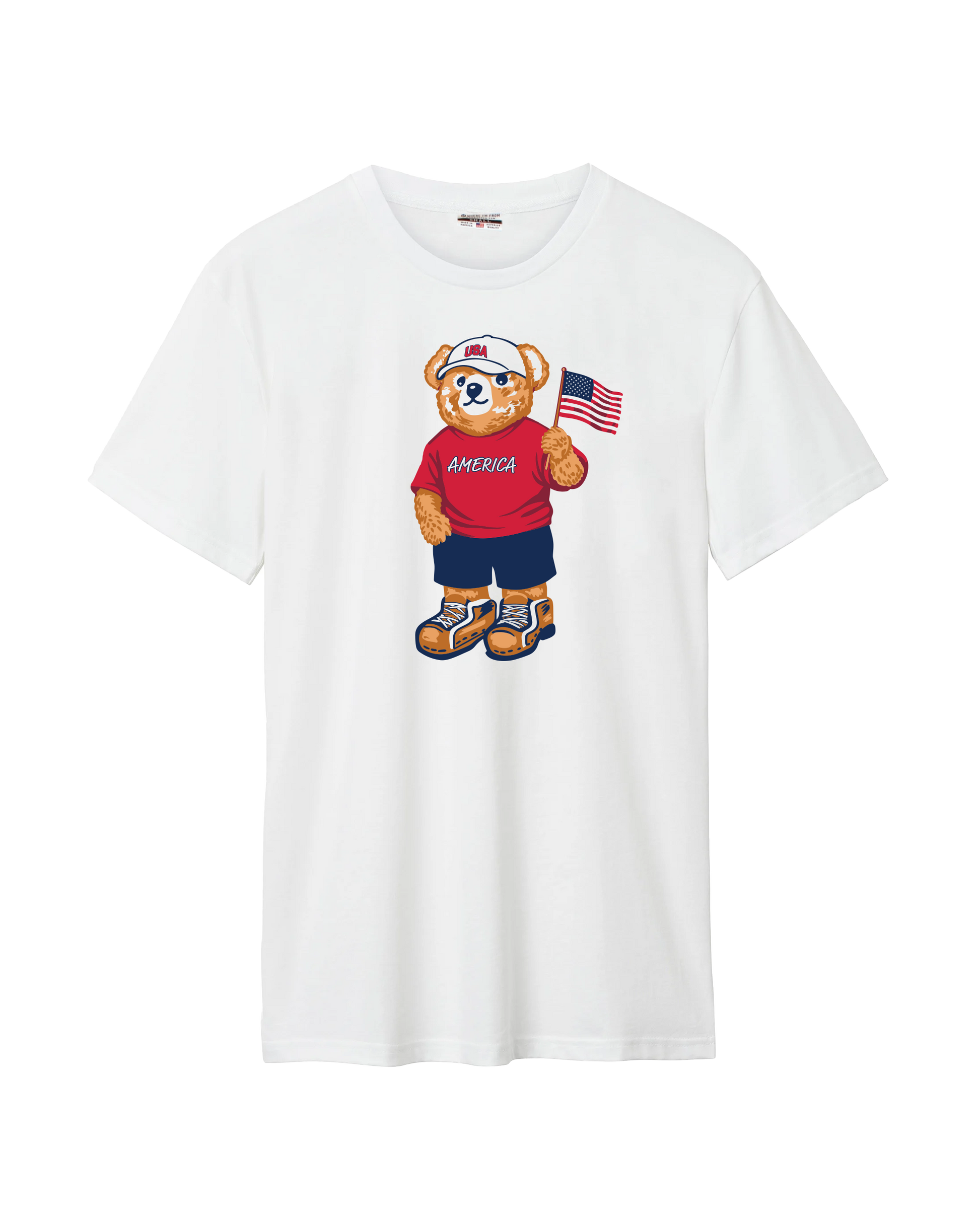 America Bear Cotton Tee