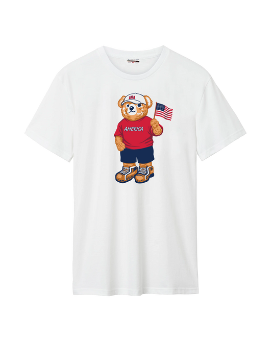 America Bear Cotton Tee
