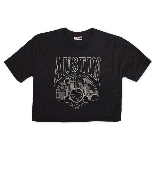 Austin Tour Cropped Tee