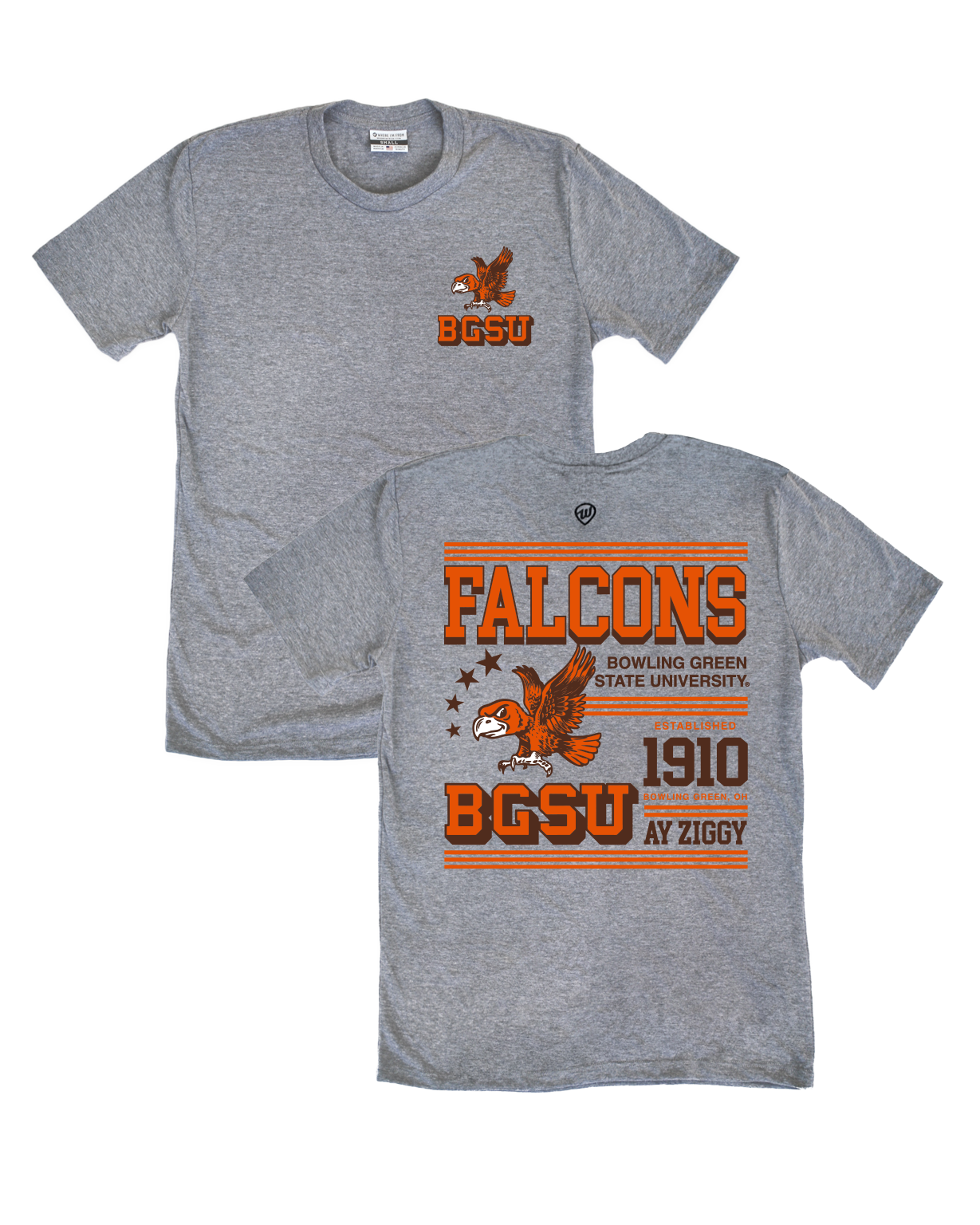 BGSU Falcons Front/Back Tee