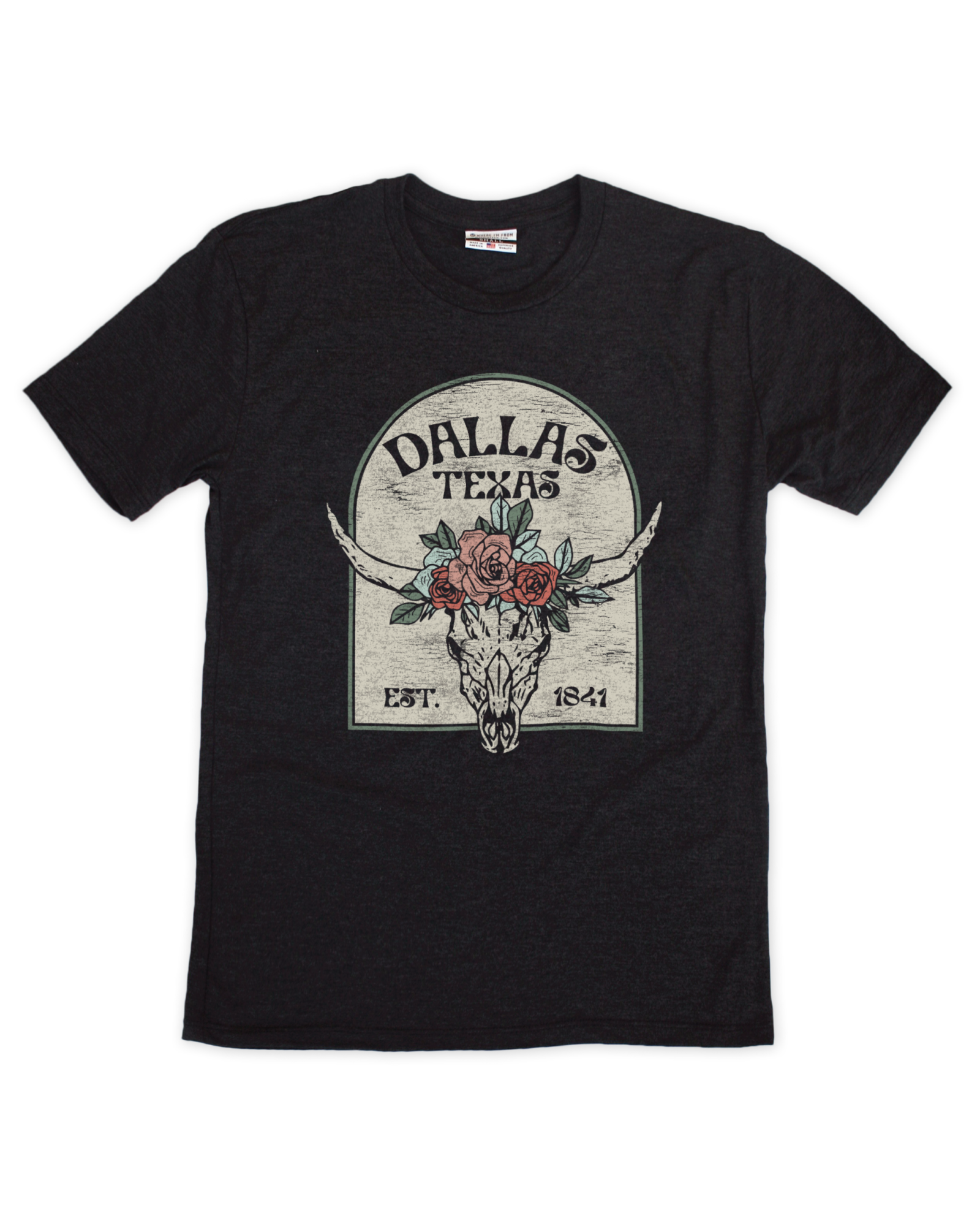 Dallas Bison Flower Tee
