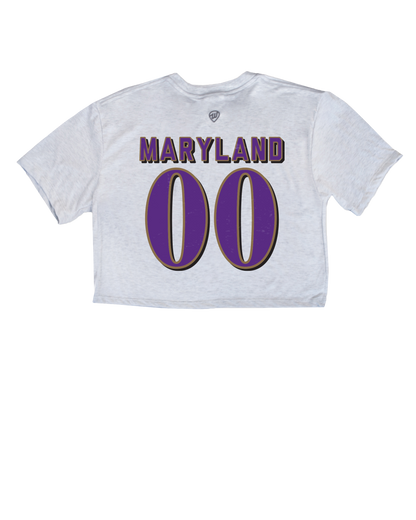 Baltimore Front/Back Jersey Cropped Tee