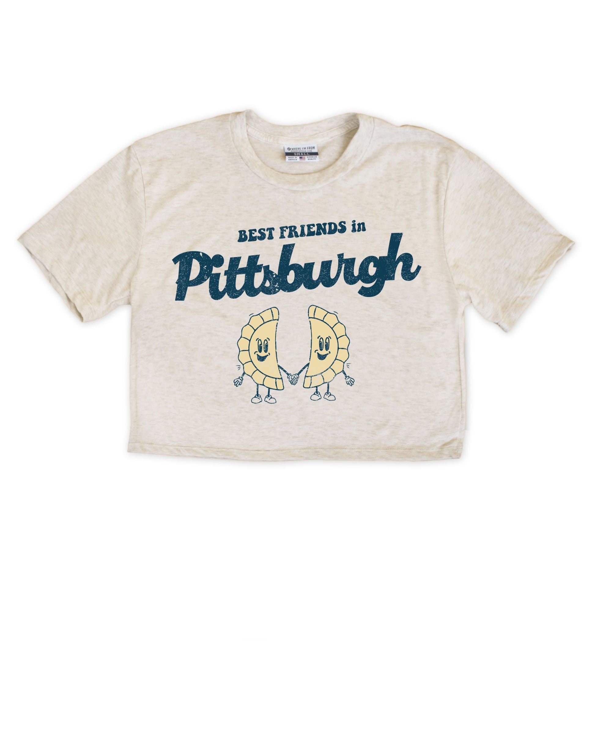 Best Friends in Pittsburgh Cropped Tee