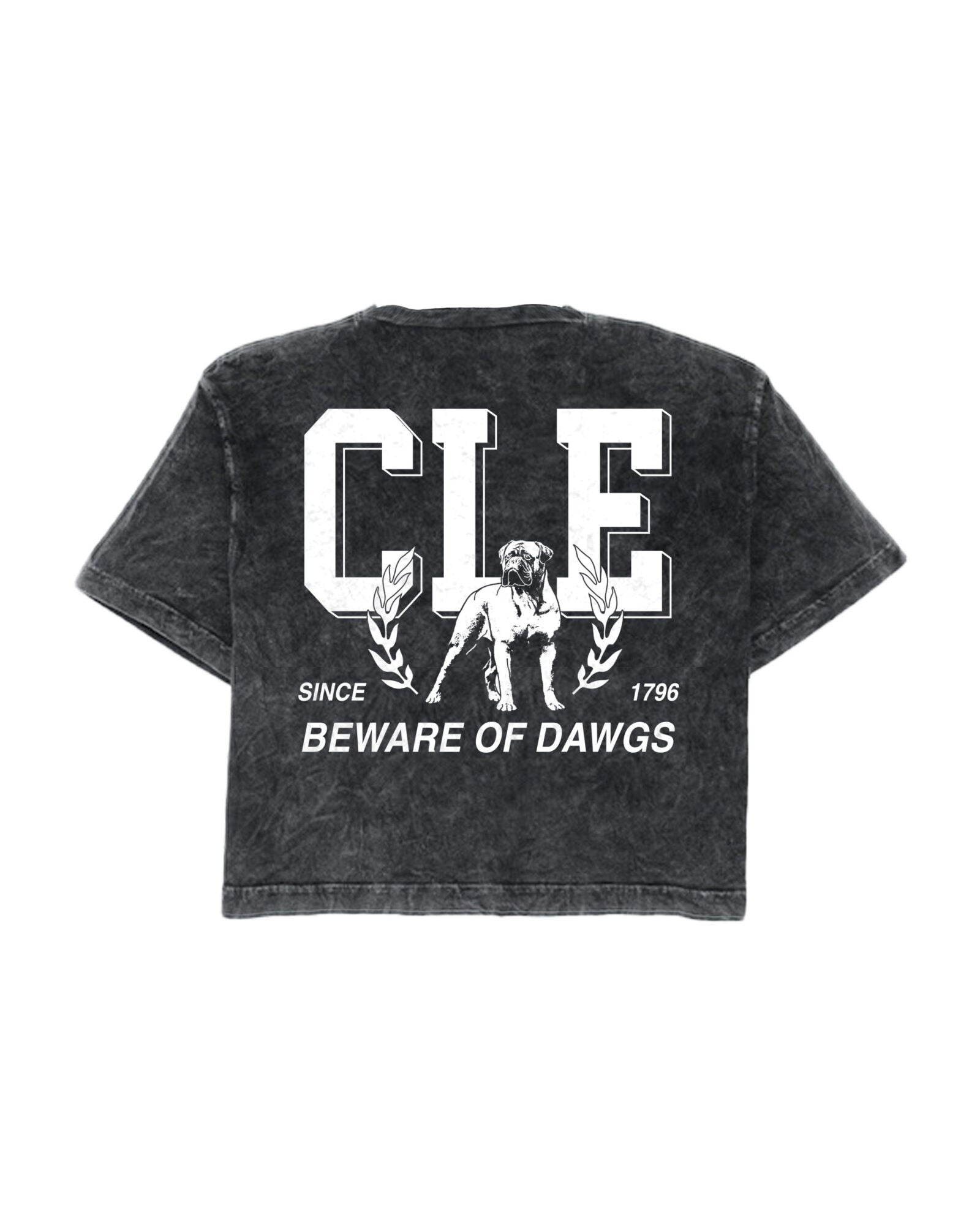 Cle Beware Of Dawgs Cropped Tee
