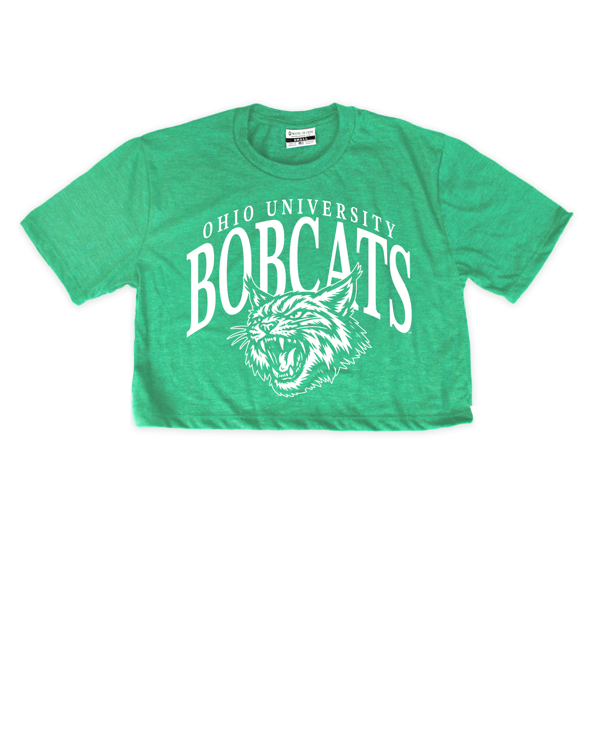 Ohio University Bobcats Arch Cropped Tee