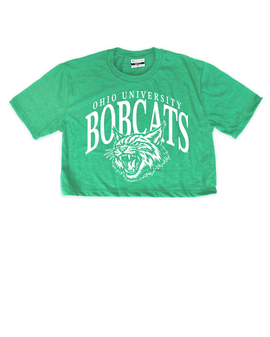 Ohio University Bobcats Arch Cropped Tee