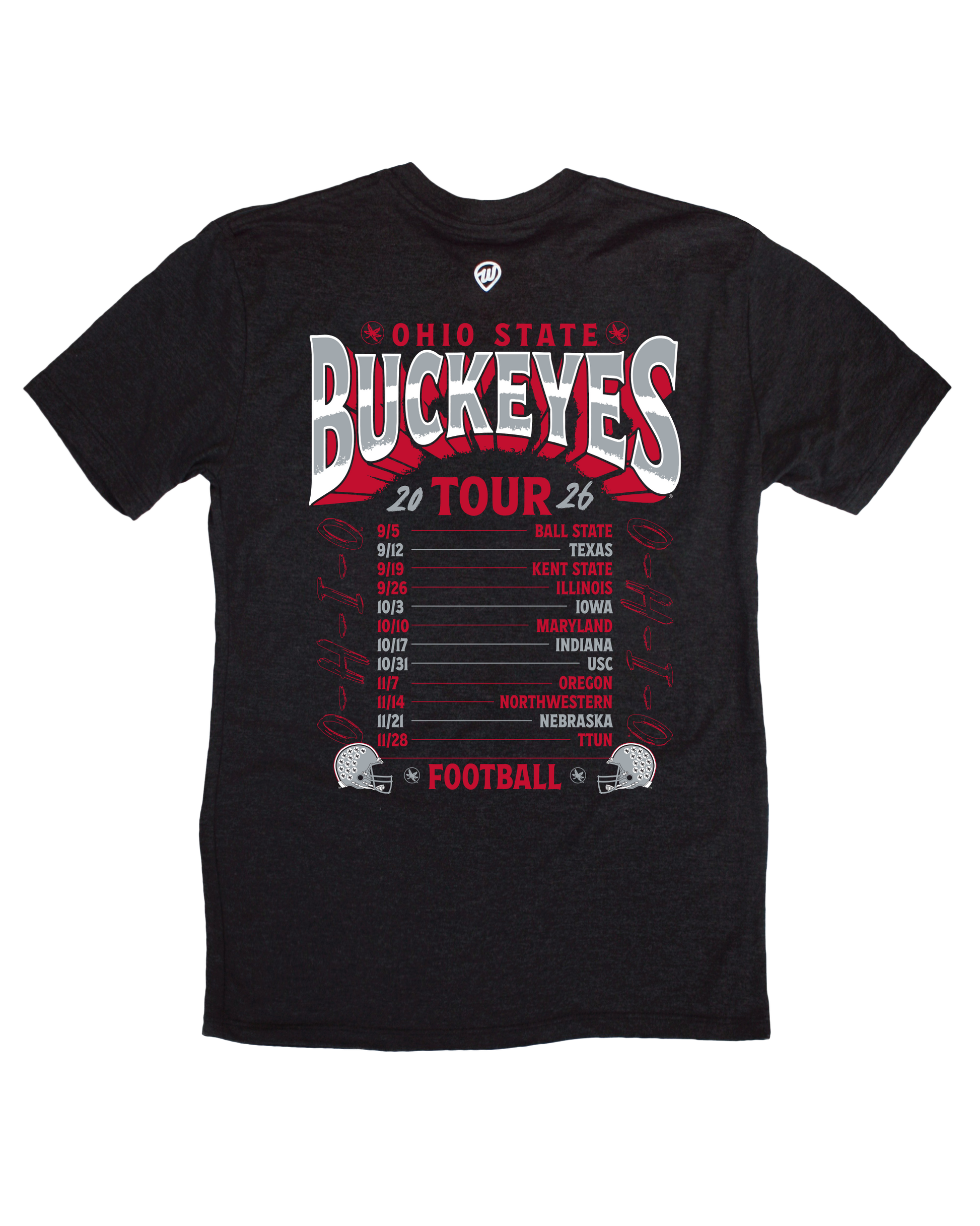 Ohio State Buckeyes 2026 Football Tour Tee