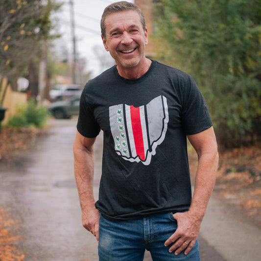 OSU State Stripe Tee