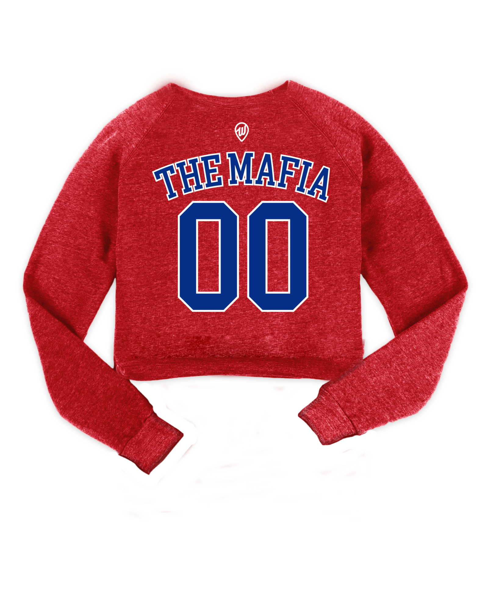 Buffalo Jersey Cropped Crew Sweatshirt