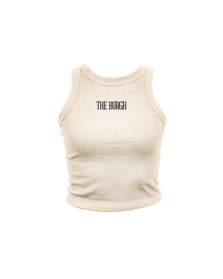 The Burgh Embroidered High Neck Tank