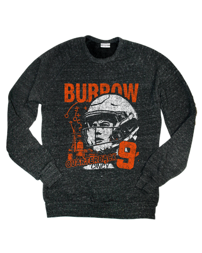 Burrow 9 Quarterback Crew Sweatshirt