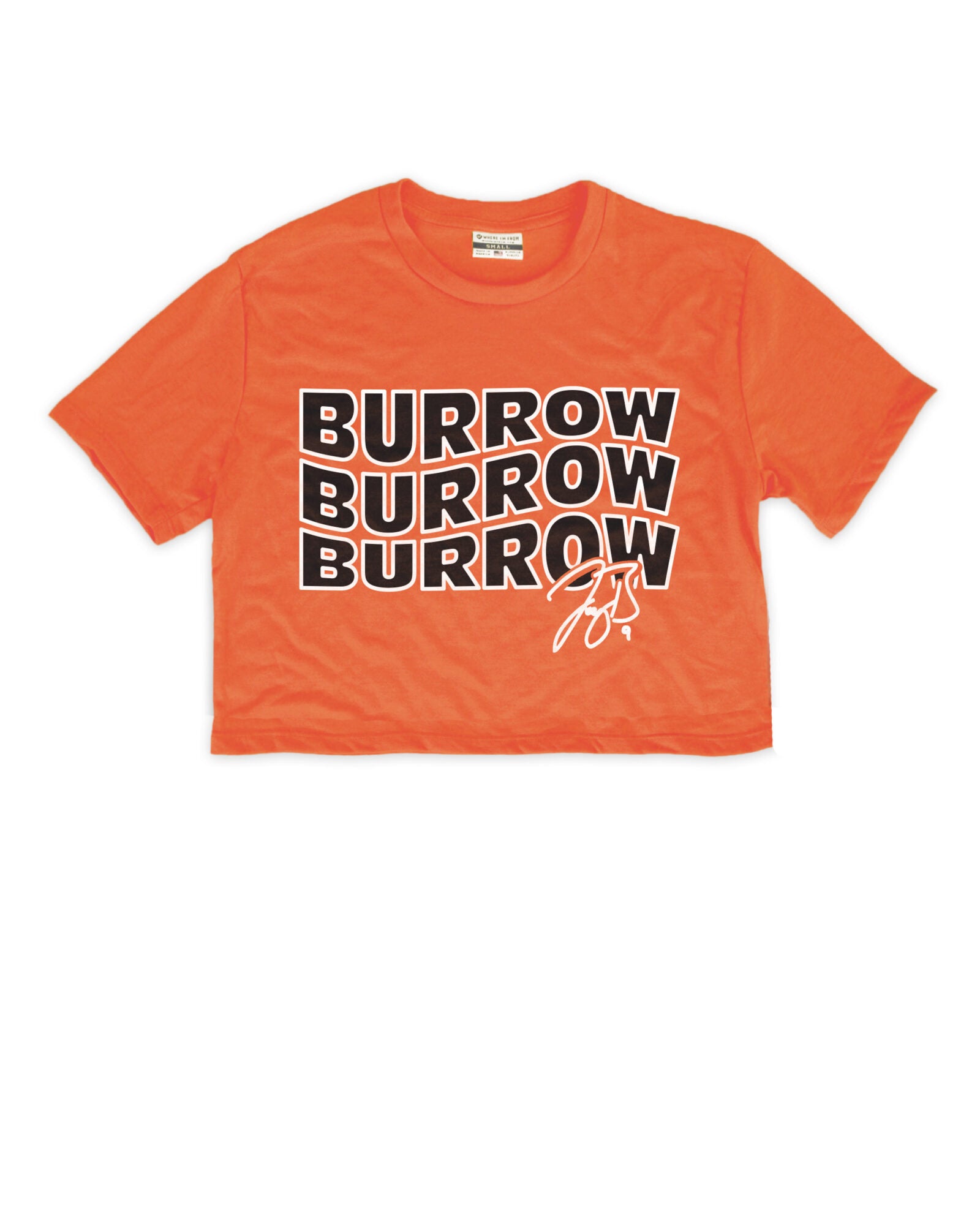 Burrow Wavy Cropped Tee